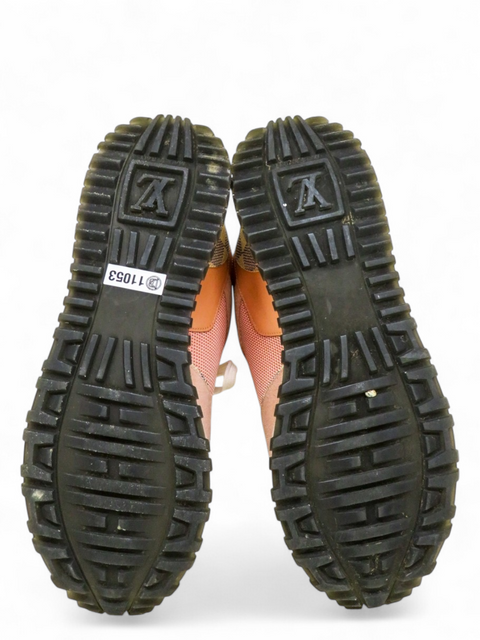 Tenis "Damier Azur Pattern Mesh Accents Sneakers"