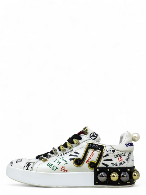 Tenis "Printed Calfskin Portofino"