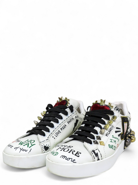 Tenis "Printed Calfskin Portofino"