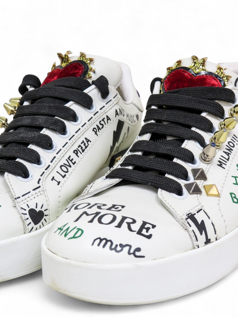 Tenis "Printed Calfskin Portofino"