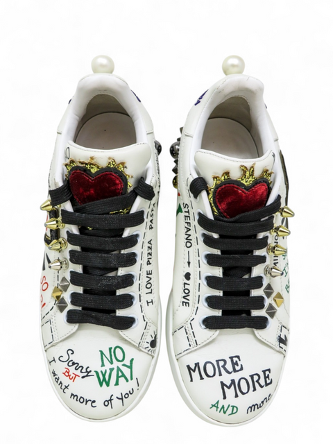 Tenis "Printed Calfskin Portofino"