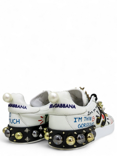 Tenis "Printed Calfskin Portofino"