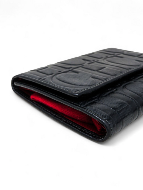 Billetera "Logo-Embossed Leather Wallet"