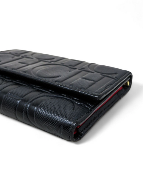 Billetera "Logo-Embossed Leather Wallet"