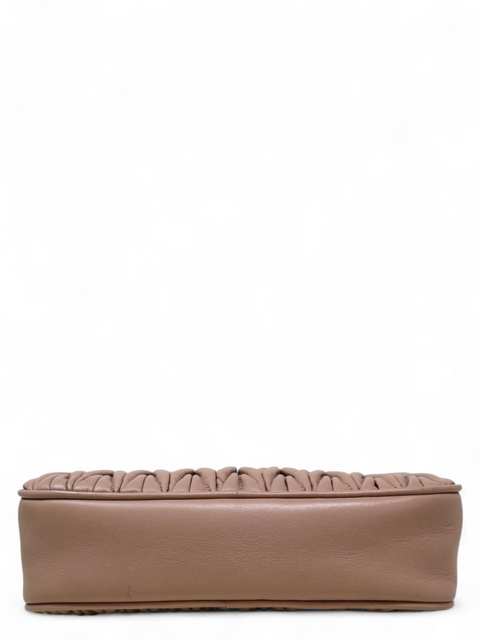 Bolso "Nappa Matelassé Double Zip Pochette Clutch"