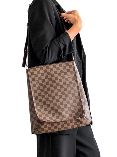 Bolso "Damier Ebene Musette"