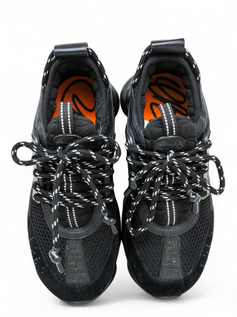 Tenis "Leather Printed Chunky Sneakers"