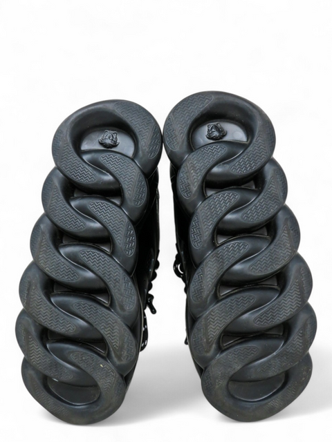 Tenis "Leather Printed Chunky Sneakers"
