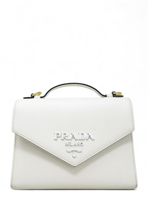 Bolso "Saffiano Cuir Monochrome Chain Bag"