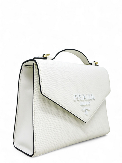 Bolso "Saffiano Cuir Monochrome Chain Bag"