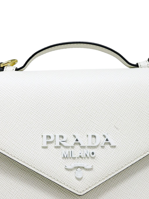 Bolso "Saffiano Cuir Monochrome Chain Bag"