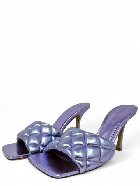 Sandalias "Intrecciato Weave Leather Slides"