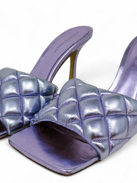 Sandalias "Intrecciato Weave Leather Slides"