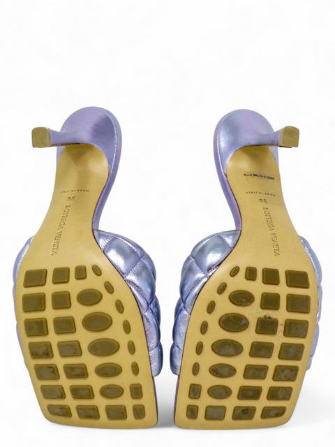 Sandalias "Intrecciato Weave Leather Slides"