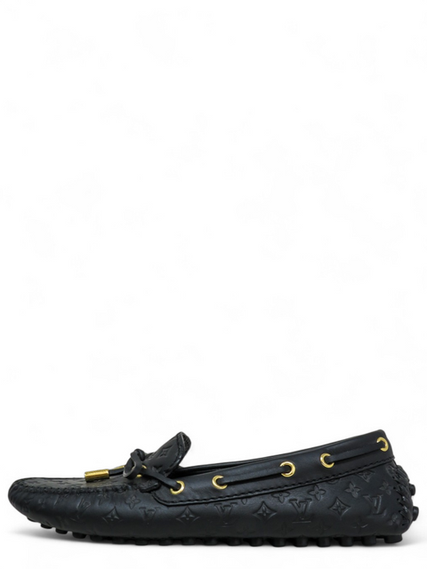 Mocasines "LV Monogram Leather Loafers"