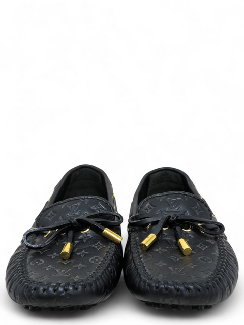 Mocasines "LV Monogram Leather Loafers"