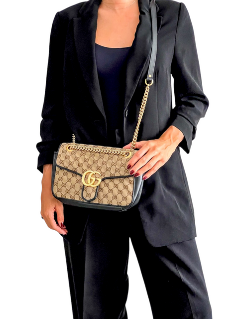 Bolso "GG Canvas Marmont Small"