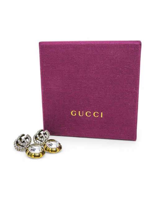 Aretes "GG Marmont Crystal Earrings"