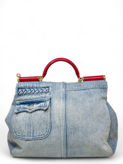 Bolso "Denim Lizard Miss Sicily"