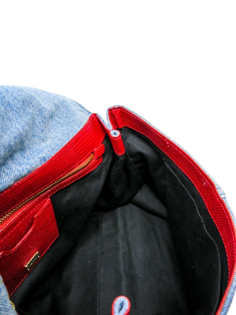 Bolso "Denim Lizard Miss Sicily"