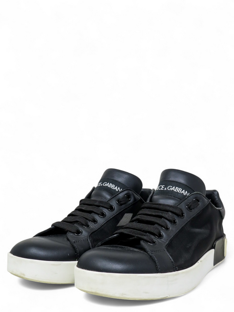 Tenis "Portofino sneakers in nappa leather and mesh"