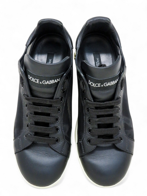 Tenis "Portofino sneakers in nappa leather and mesh"