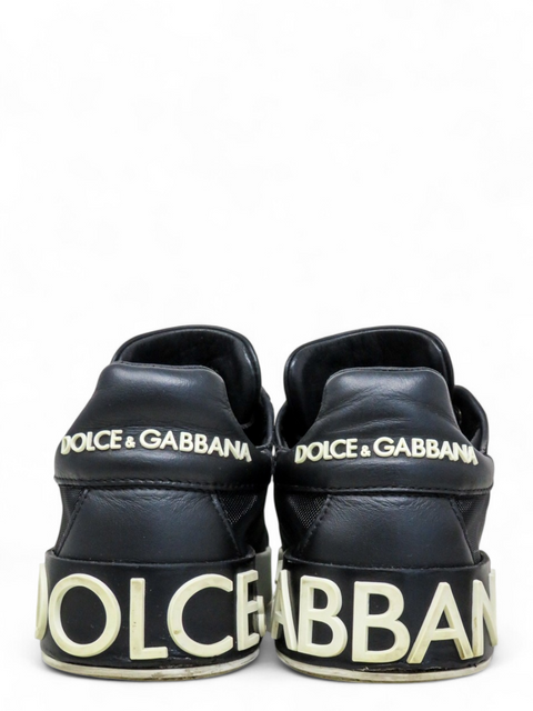 Tenis "Portofino sneakers in nappa leather and mesh"