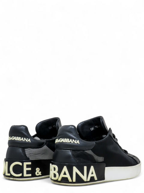Tenis "Portofino sneakers in nappa leather and mesh"