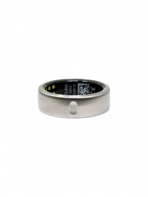Anillo "Oura Gen3 Horizon Brushed Titanium"