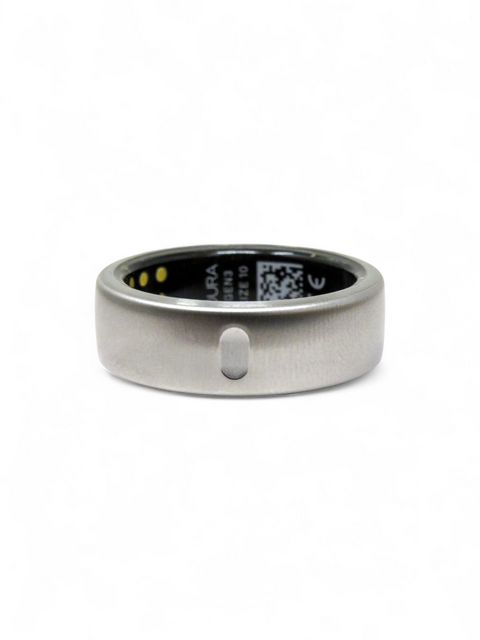 Anillo "Oura Gen3 Horizon Brushed Titanium"
