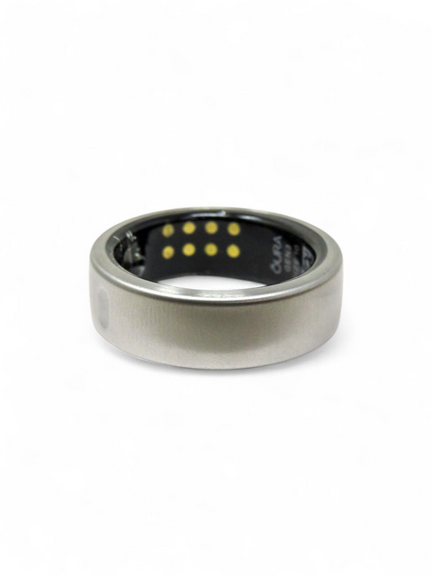 Anillo "Oura Gen3 Horizon Brushed Titanium"