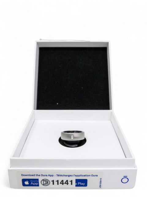 Anillo "Oura Gen3 Horizon Brushed Titanium"