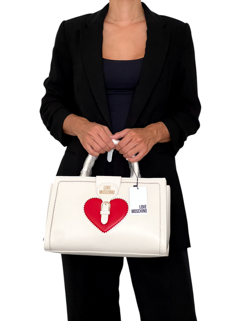 Bolso "Borsa Pu Avorio Shoulder Bag"