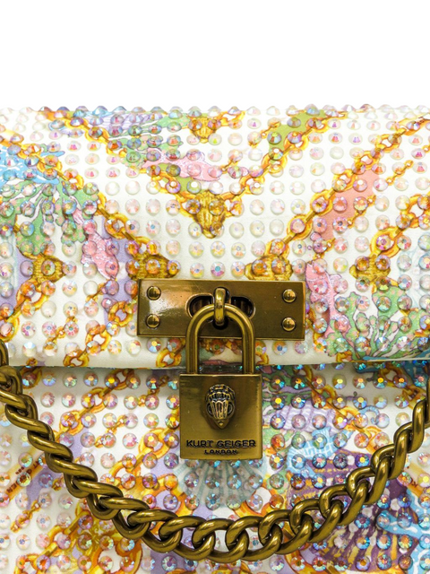 Bolso "Cream Comb Fabric Mini Brixton"