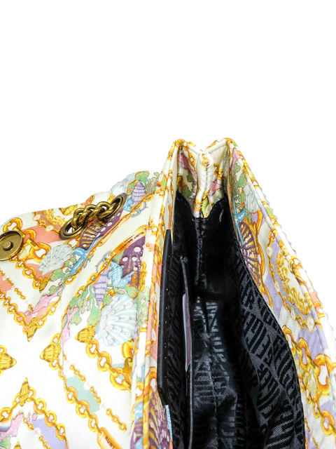 Bolso "Cream Comb Fabric Mini Brixton"