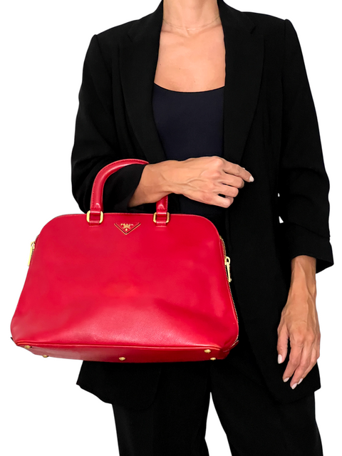 Bolso "Satchel Lux Promenade Saffiano"