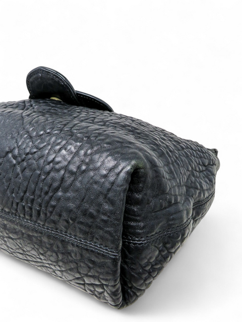 Bolso "Black Leather B Buckle Shoulder Bag"
