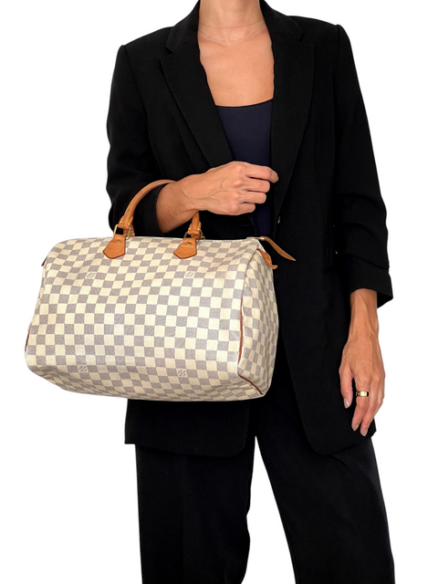Bolso "Damier Azur Speedy 35"