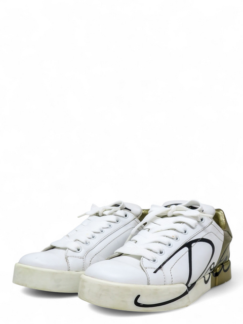 Tenis "Leather Colorblock Pattern"