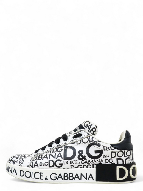 Tenis "Leather Logo Print Portofino"