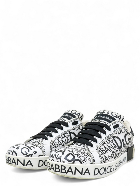 Tenis "Leather Logo Print Portofino"