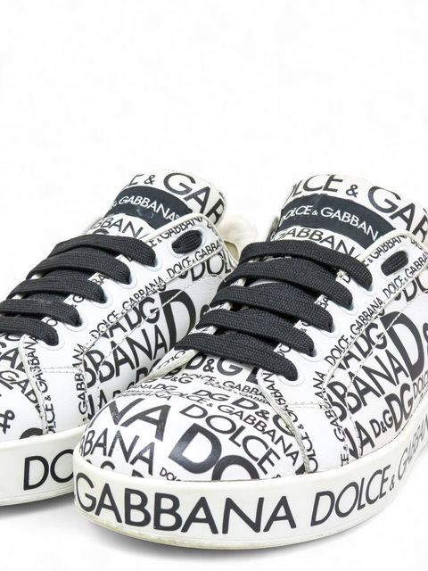 Tenis "Leather Logo Print Portofino"