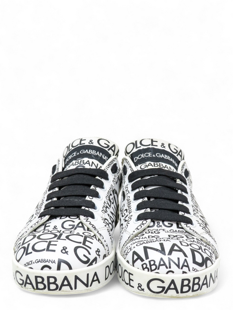 Tenis "Leather Logo Print Portofino"