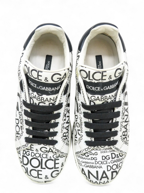 Tenis "Leather Logo Print Portofino"
