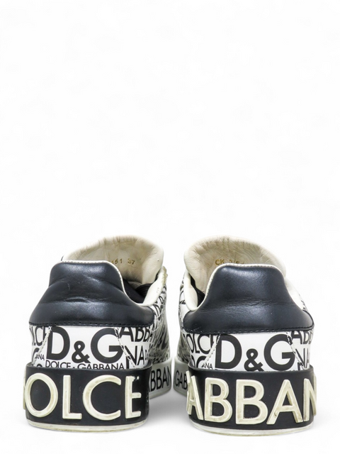 Tenis "Leather Logo Print Portofino"