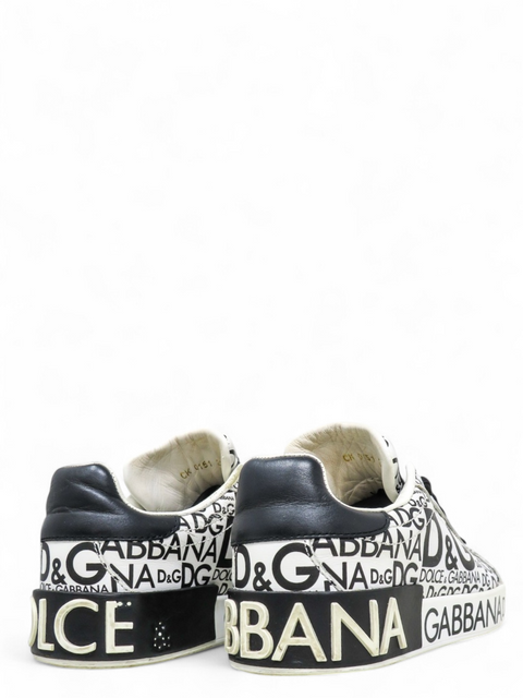 Tenis "Leather Logo Print Portofino"