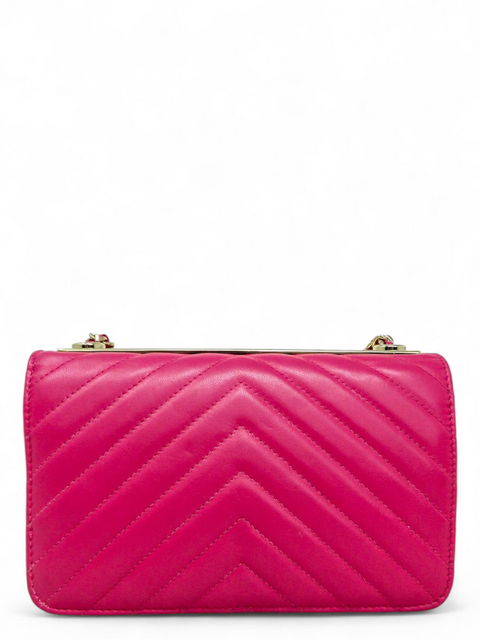 Bolso "Lambskin Chevron Quilted Trendy CC Wallet On Chain WOC"