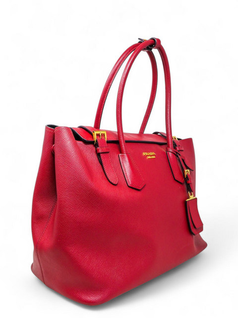 Bolso "Saffiano Cuir Buckle Tote"
