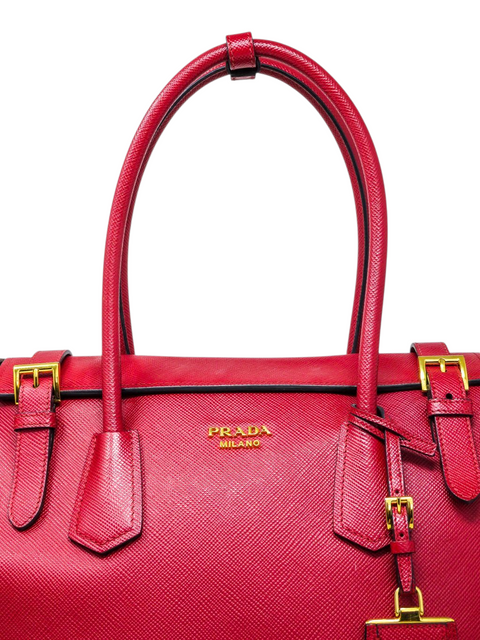 Bolso "Saffiano Cuir Buckle Tote"