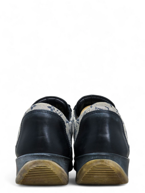 Tenis "Monogram Mini Lin Pattern Leather Sneakers"